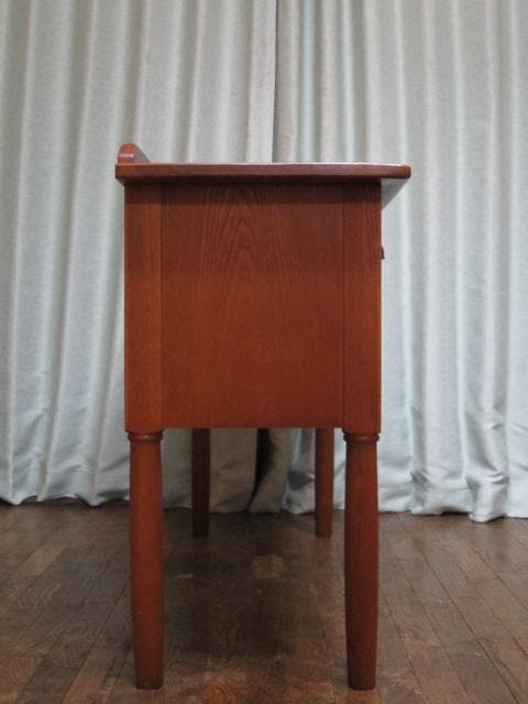 飛騨家具 飛騨産業 キツツキ 3杯引き出し コンソールテーブル/木製デスク