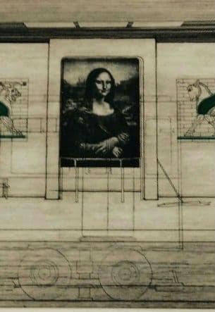 ☆ 野口明美 METRO LOUVRE エッチング