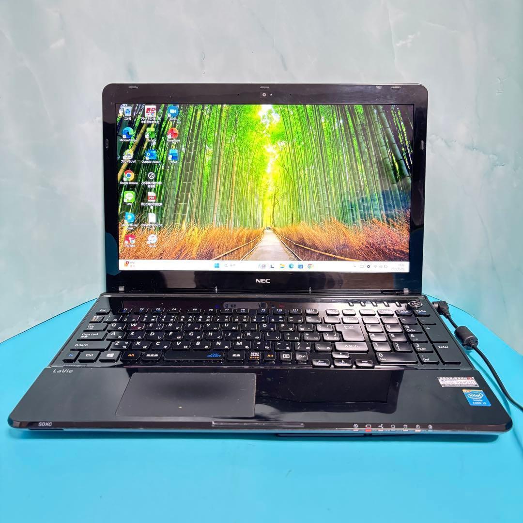 今だけ！美品★オフィス付！NECメモリ8G★Win11Pro★爆速SSD★カメラ