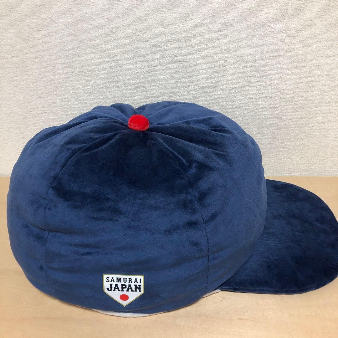 侍ジャパン ユニフォーム型超BIGクッション(全2種)&キャップ型クッション