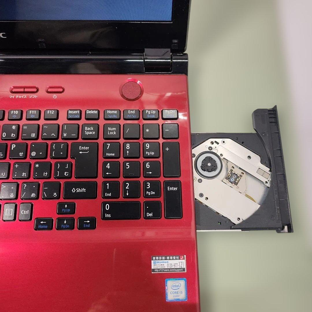 NEC ノート Windows11　オフィス付き　爆速SSD搭載 Blu-ray