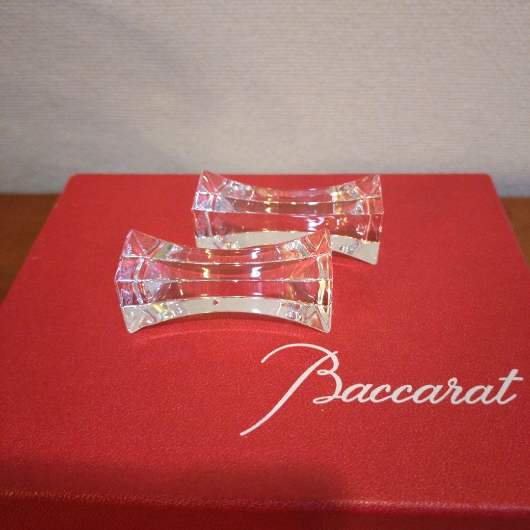 バカラ　ペア箸置き　ペアカトラリーレスト