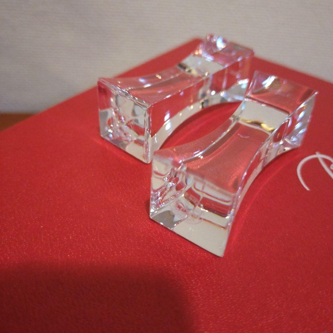 バカラ　ペア箸置き　ペアカトラリーレスト