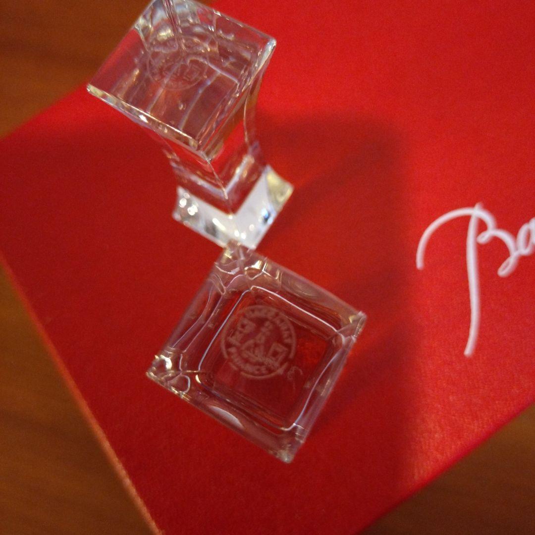 バカラ　ペア箸置き　ペアカトラリーレスト