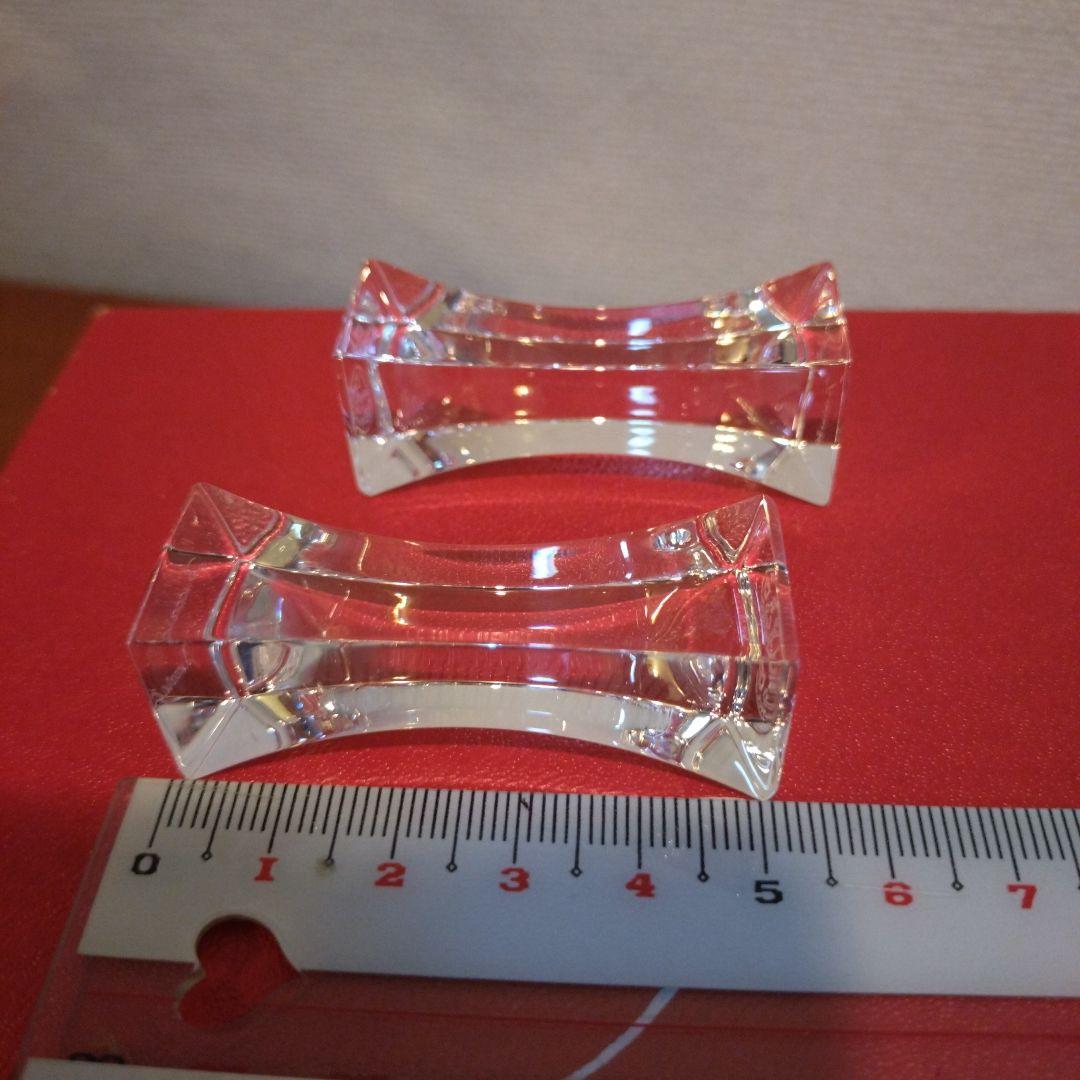 バカラ　ペア箸置き　ペアカトラリーレスト