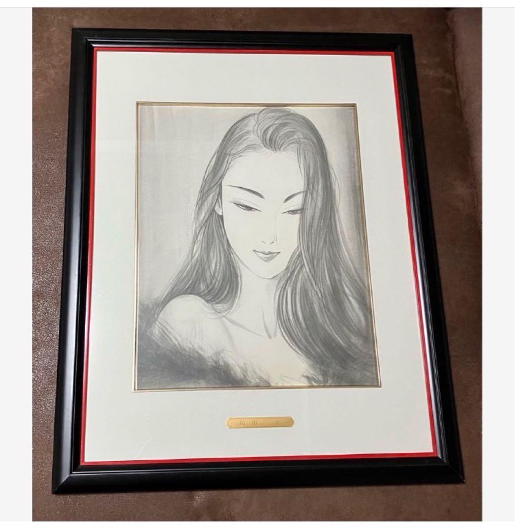 まなざし 鶴田一郎 ポスター フレーム付