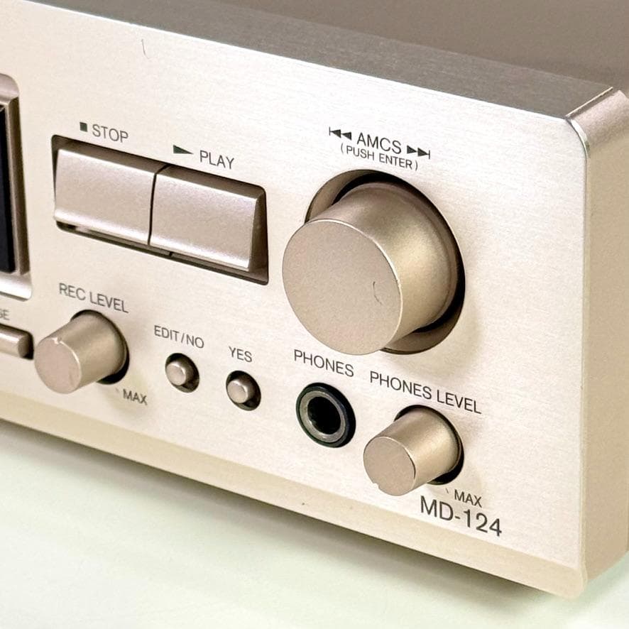 優良動作品・ONKYO MD-124(N) MDレコーダー MDLP非対応
