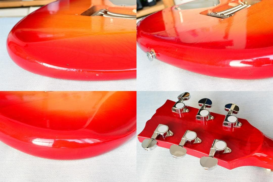 YAMAHA SF-3000 ワンオフ 2ハム化 特製ピックガード＆ロッドカバー