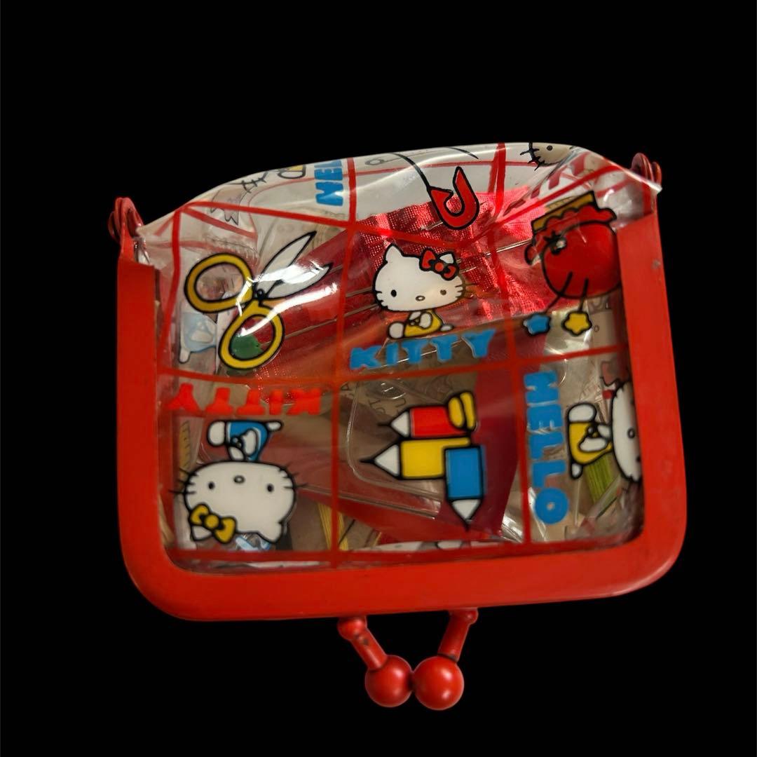 昭和レトロ！サンリオハローキティ　がまぐちソーイングセット1975年製