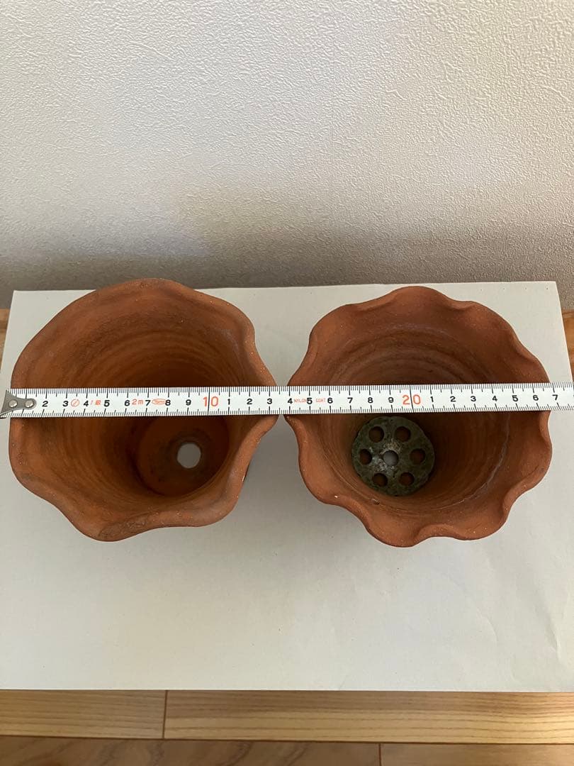 ワンダーデコール　テラコッタ鉢　プランター　2点セット