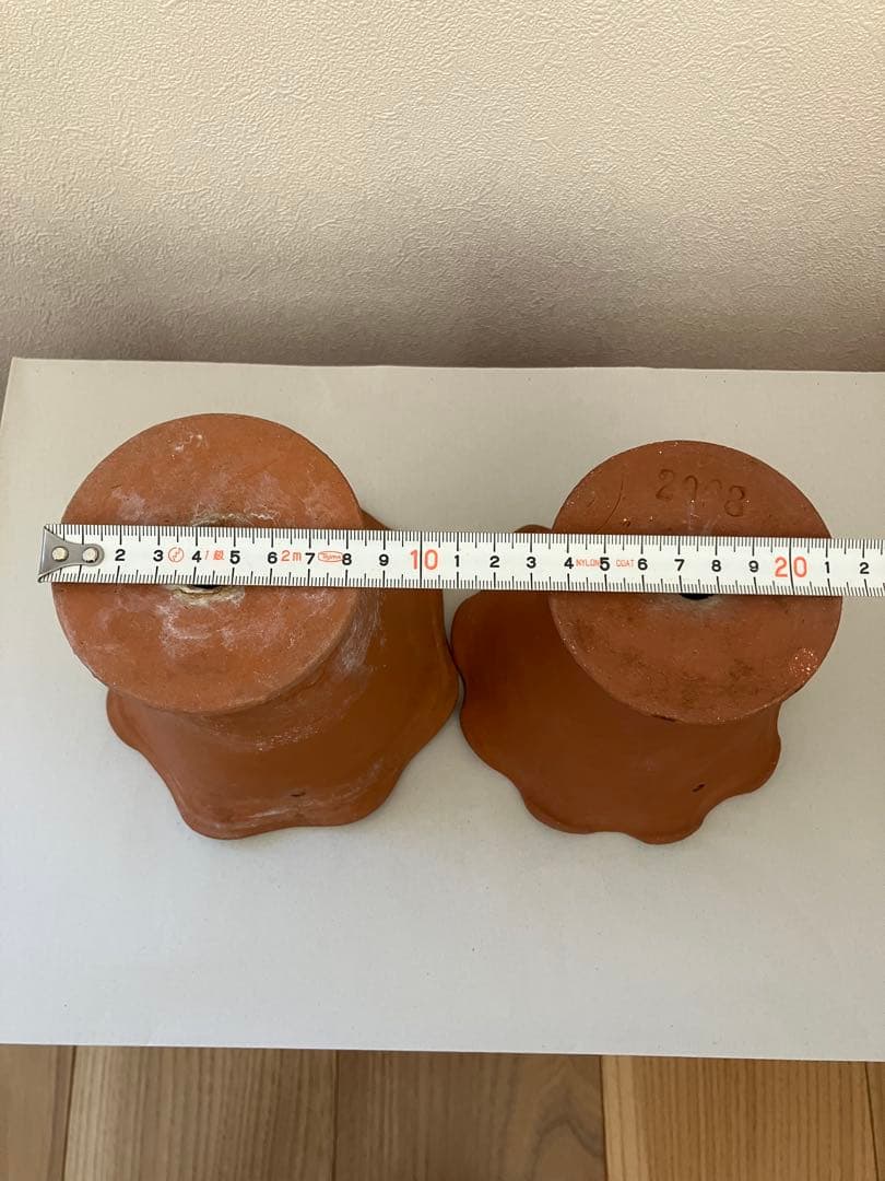 ワンダーデコール　テラコッタ鉢　プランター　2点セット