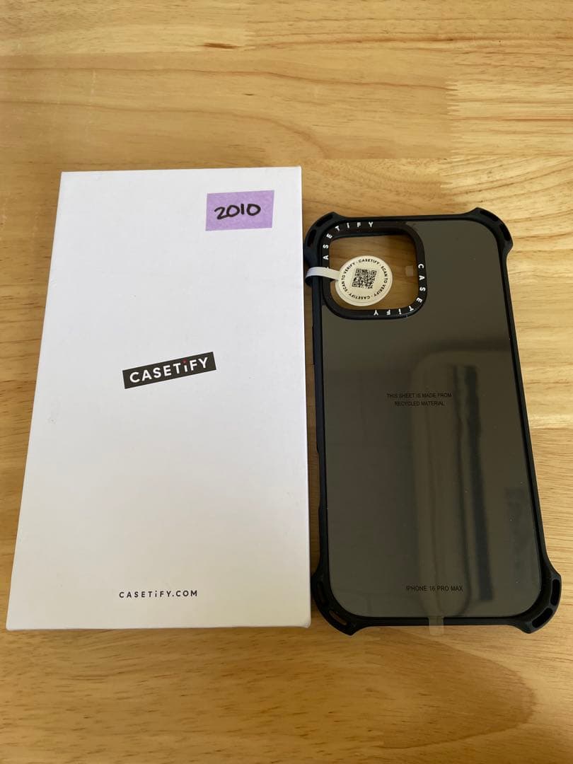 CASETiFY バウンス iPhone16ProMaxケース マットブラック