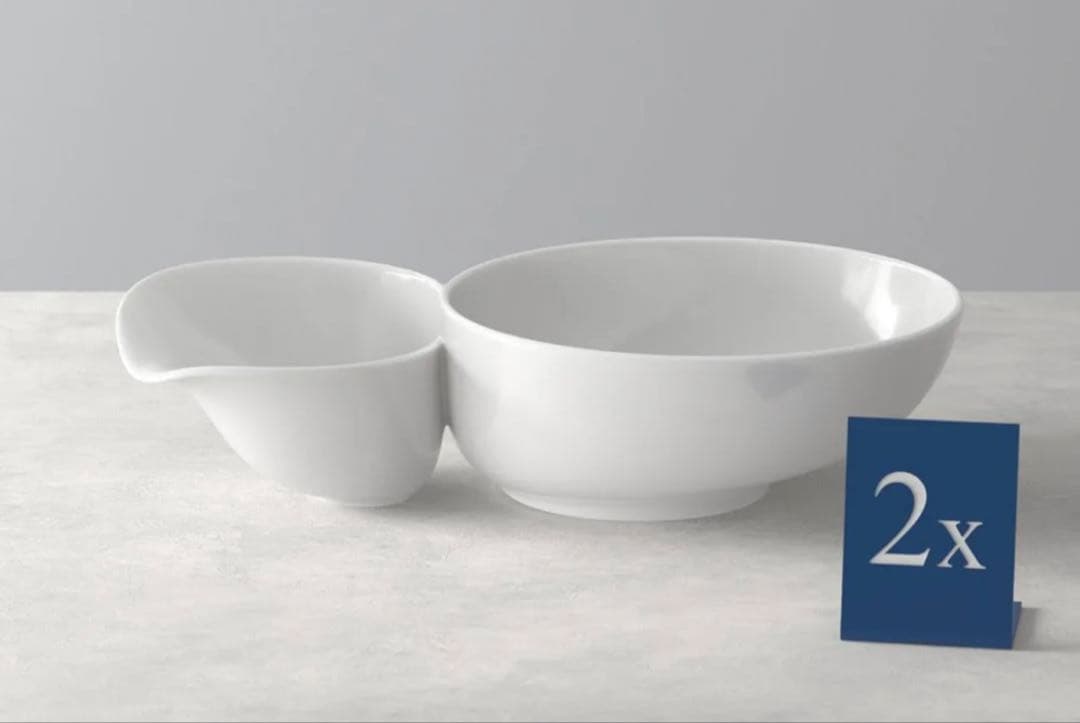 Villeroy&Bochビレロイ&ボッホsoup passionスープ皿パン皿