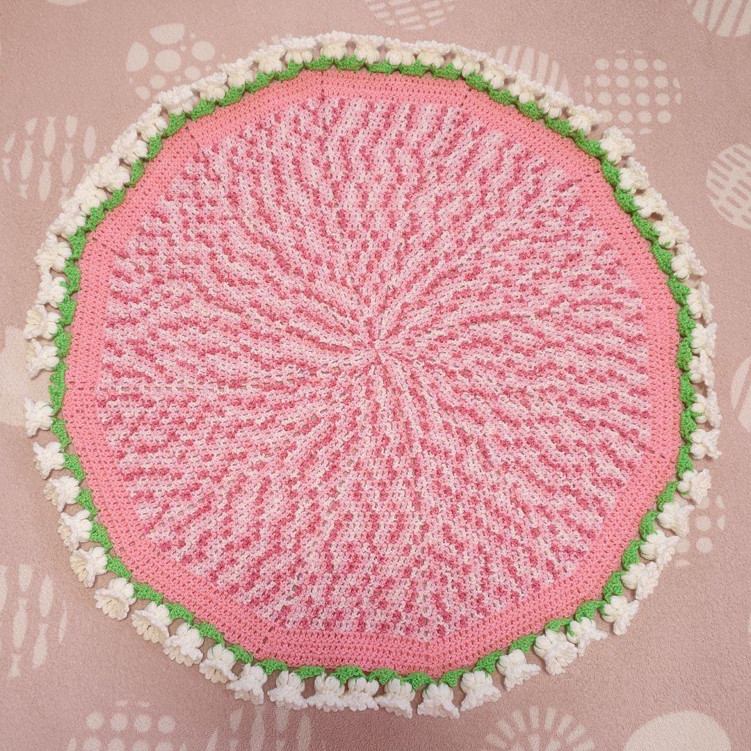 フラワーブランケット　花束ブランケット　ブーケブランケット　スズラン