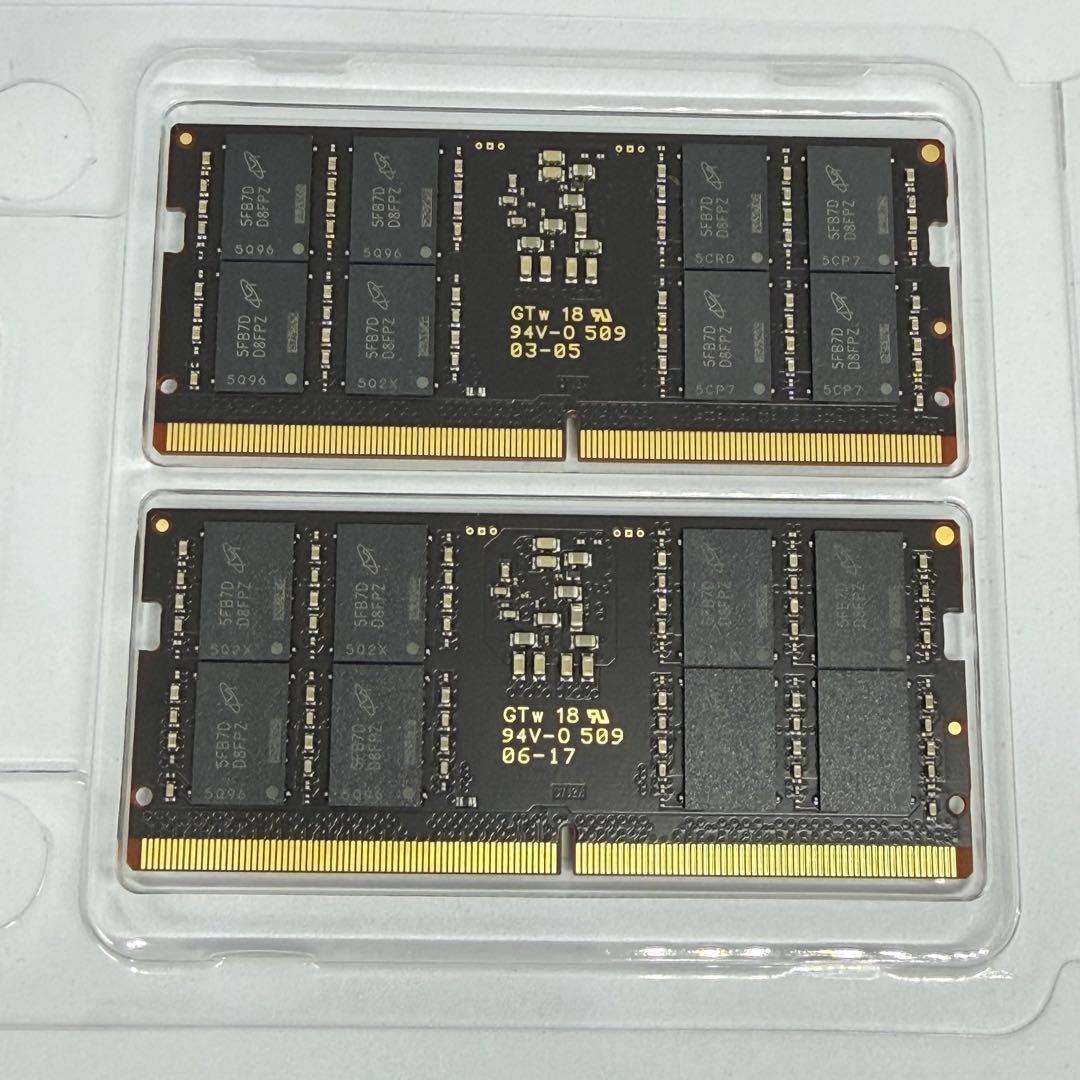 Crucial DDR5-5600 128GB (64GB×2枚) SODIMM