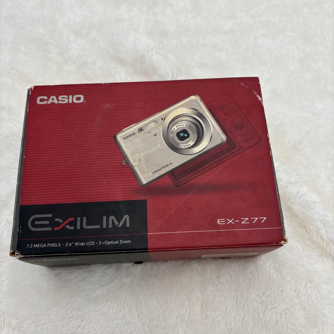 良品✨CASIO EXILIM EX-Z77 コンデジ デジカメ 動作確認済み