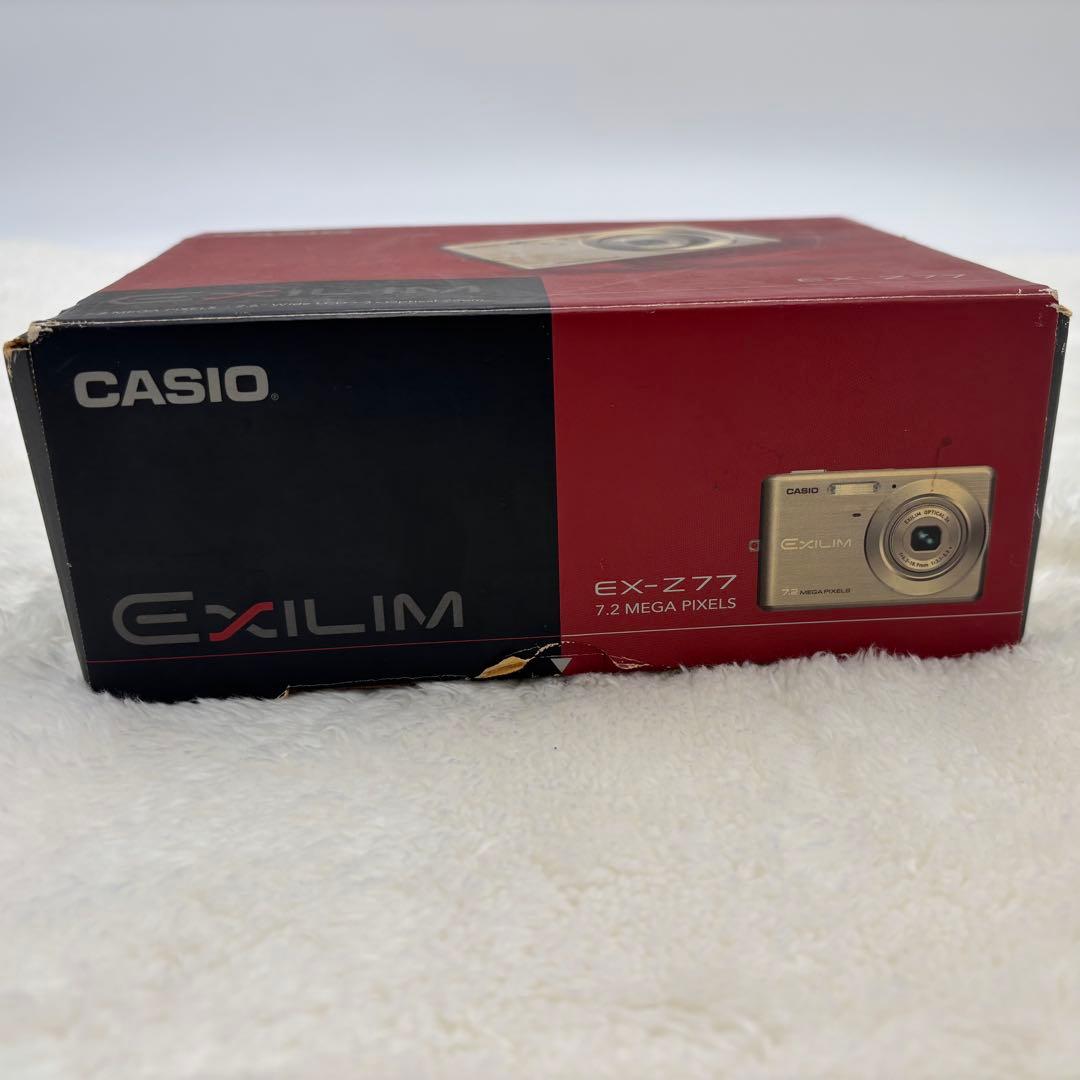 良品✨CASIO EXILIM EX-Z77 コンデジ デジカメ 動作確認済み