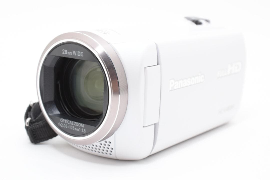 【美品】Panasonic ビデオカメラ HC-V480M ホワイト　動作確認済