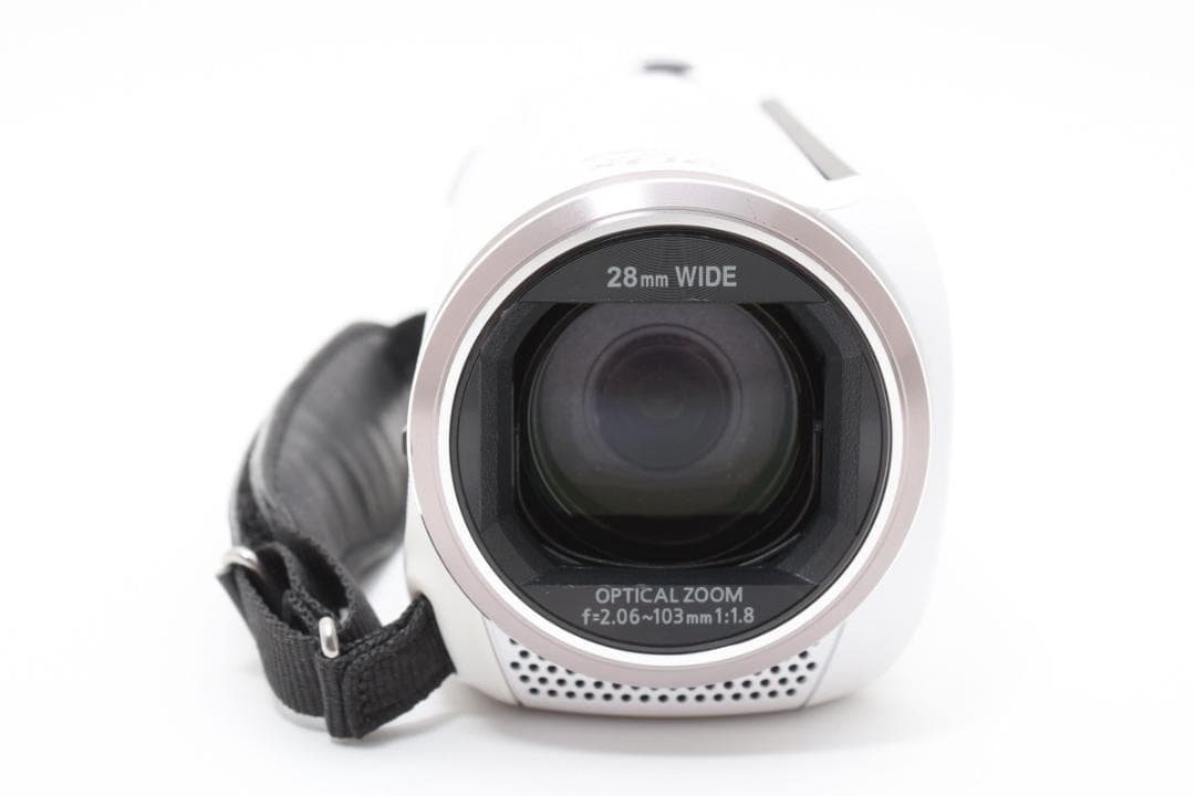 【美品】Panasonic ビデオカメラ HC-V480M ホワイト　動作確認済