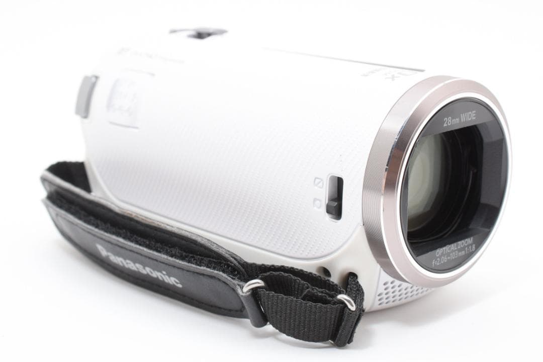 【美品】Panasonic ビデオカメラ HC-V480M ホワイト　動作確認済