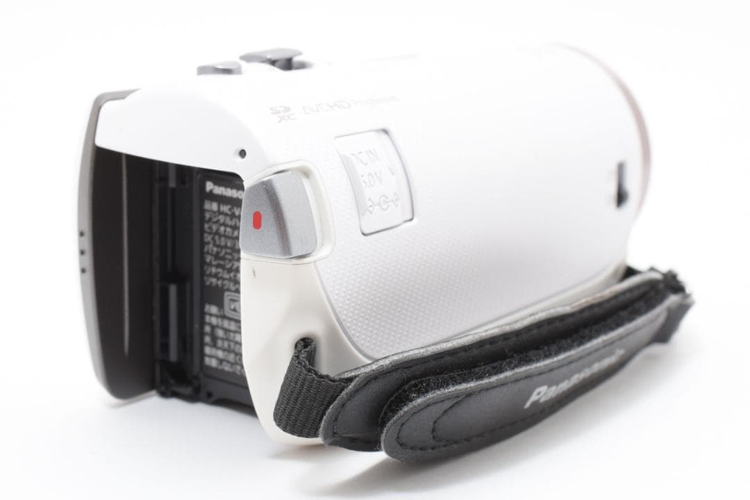 【美品】Panasonic ビデオカメラ HC-V480M ホワイト　動作確認済