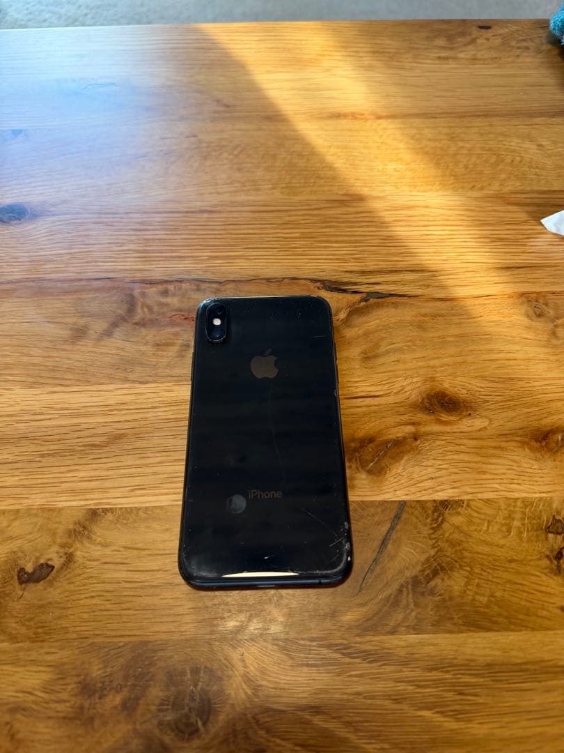 iPhone XS 256GB SIMフリー 背面ガラス割れ FaceID可