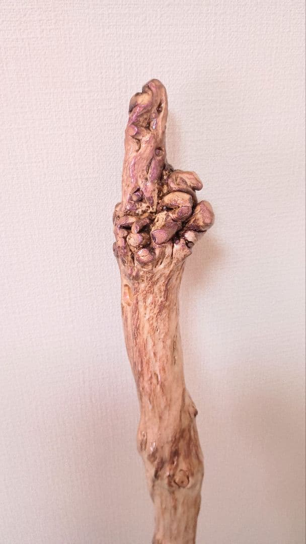 白龍 ~鑑賞用、祈祷用の完全一点物の杖状の作品~