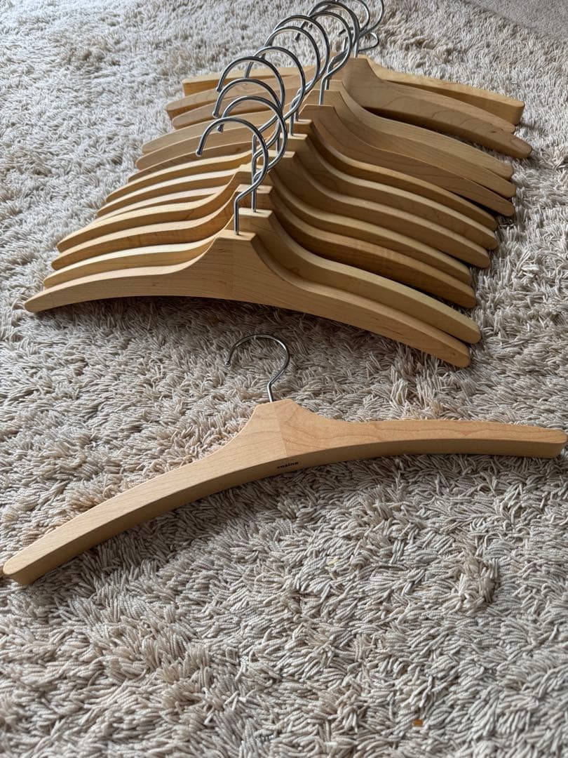 cosine 木製ハンガー 15本セット