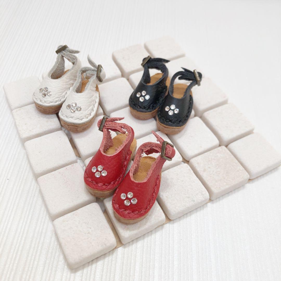 ミニチュア靴 本革 ブライス アイシードール モンストドール リカ ピュアニーモ