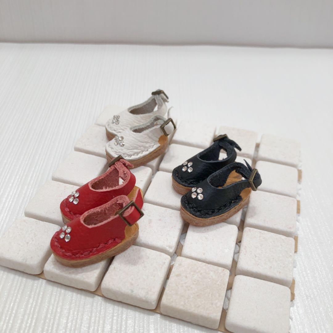 ミニチュア靴 本革 ブライス アイシードール モンストドール リカ ピュアニーモ