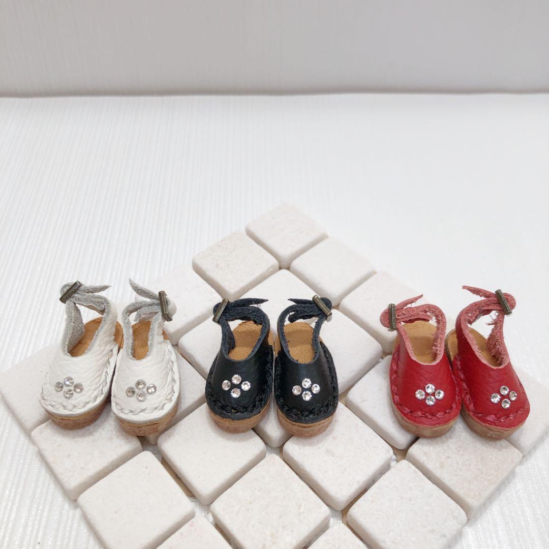 ミニチュア靴 本革 ブライス アイシードール モンストドール リカ ピュアニーモ