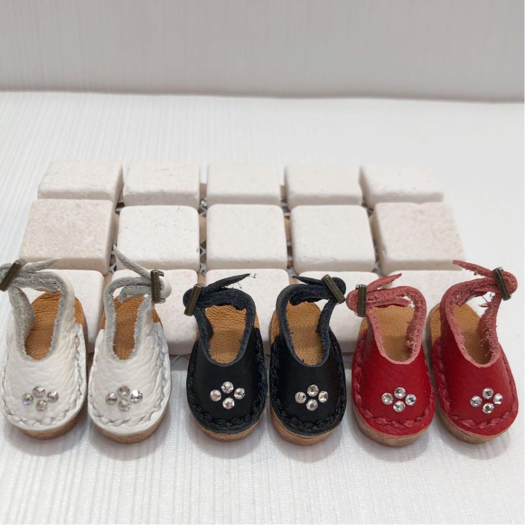 ミニチュア靴 本革 ブライス アイシードール モンストドール リカ ピュアニーモ