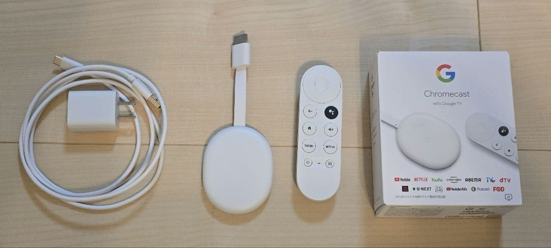 美品 Google Chromecast TV 4K GA01919-JP