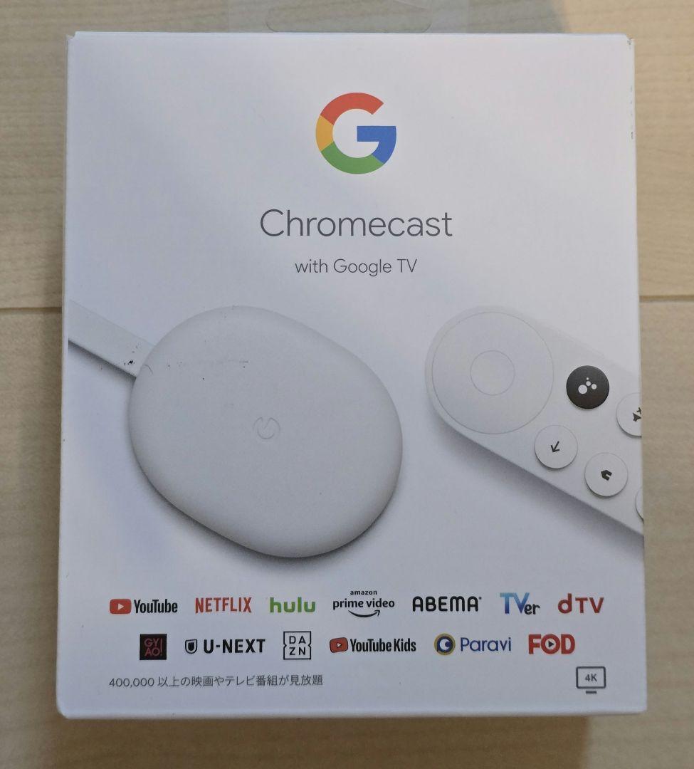 美品 Google Chromecast TV 4K GA01919-JP