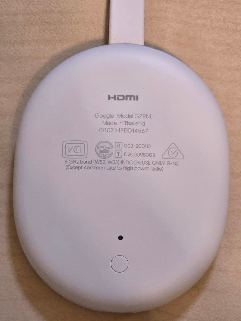 美品 Google Chromecast TV 4K GA01919-JP