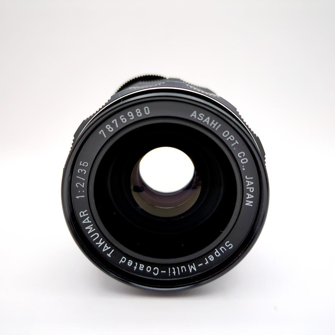 PENTAX SMC TAKUMAR 35mm f2 レンズ M42 フード付