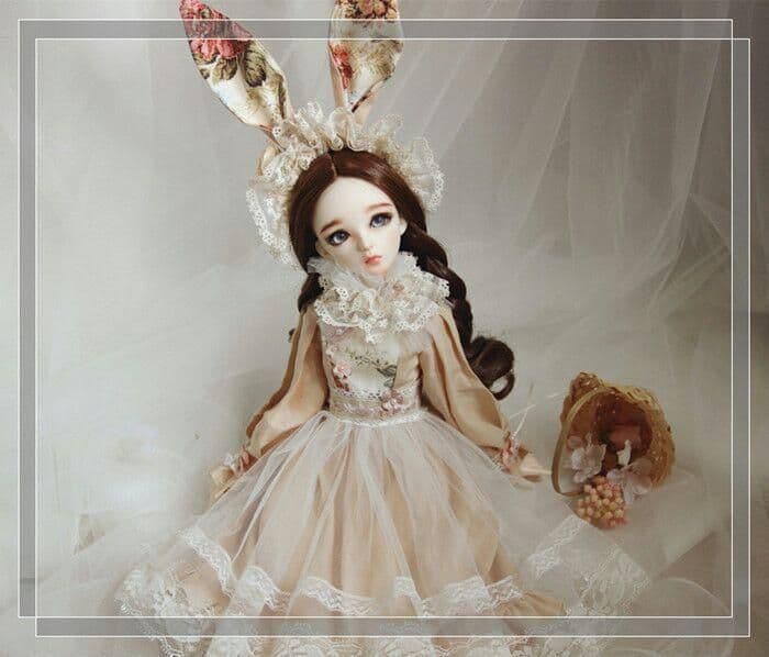 F41 BJD　1/3 ドール 衣装 洋服 ワンピース 4点セット　ハンドメ