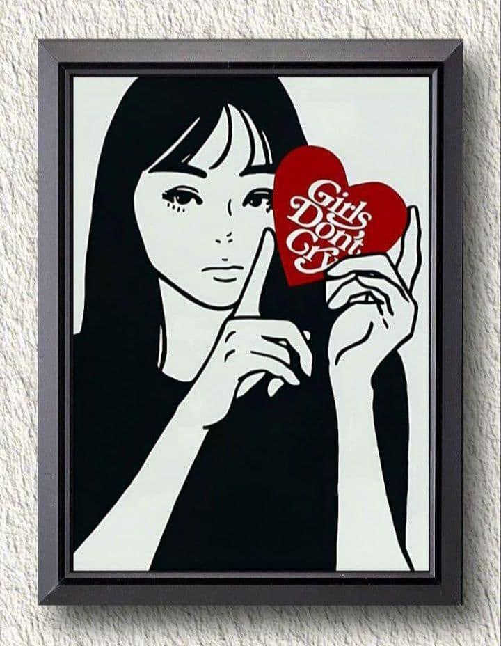 kyne・ガールズドントクライ【A4サイズ写真ポスターフレーム付５点セット】