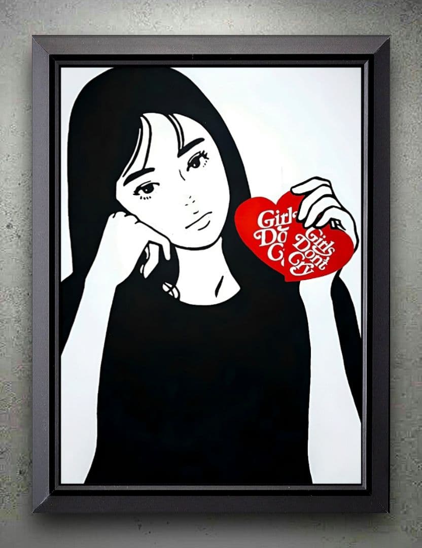 kyne・ガールズドントクライ【A4サイズ写真ポスターフレーム付５点セット】