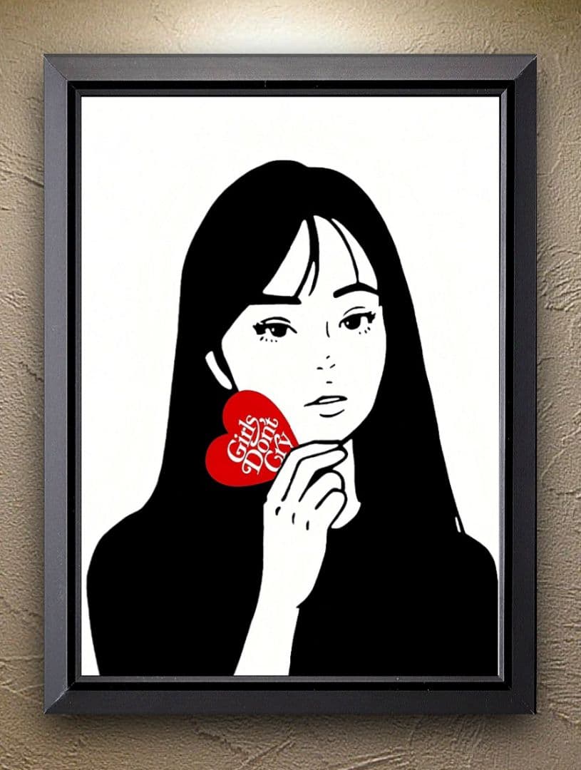 kyne・ガールズドントクライ【A4サイズ写真ポスターフレーム付５点セット】