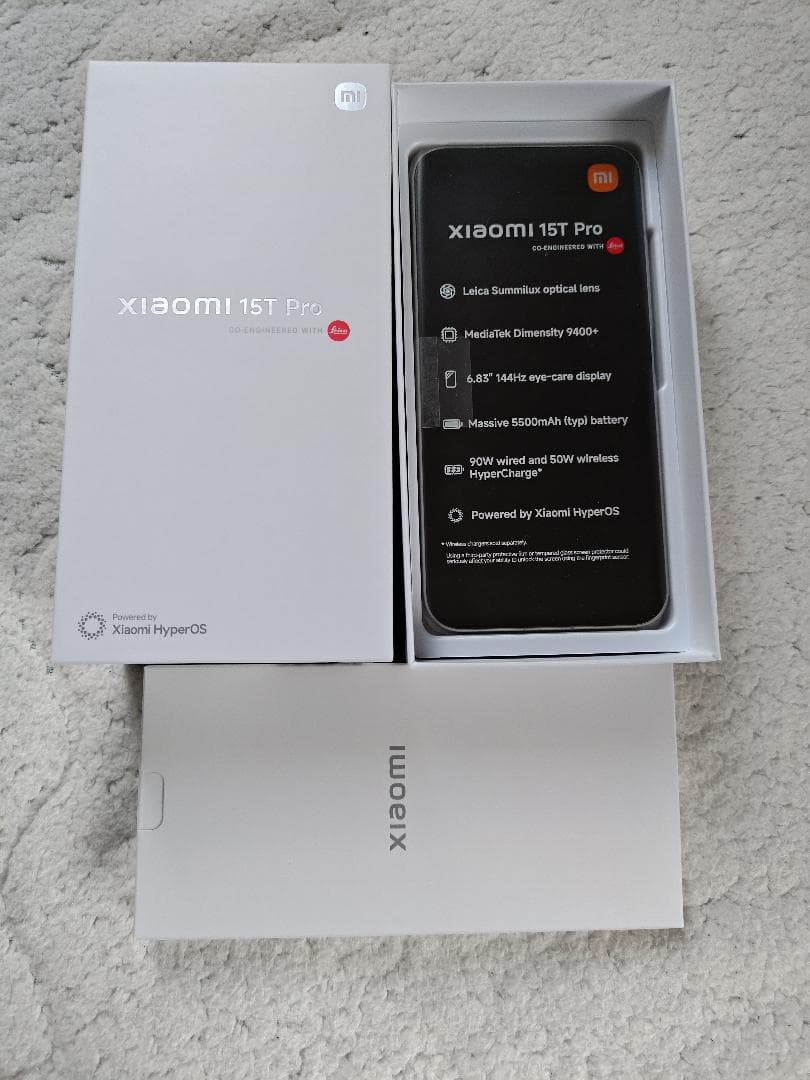 Xiaomi 15T Pro 本体 12+256GB　グレー