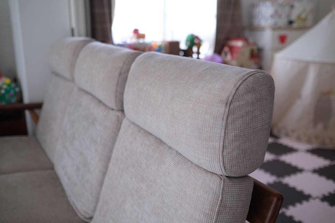 ナガノインテリア ヘッドレスト角型小(布)×1個