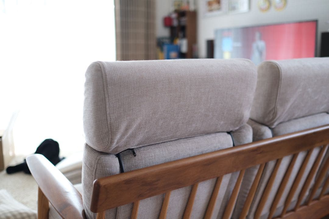 ナガノインテリア ヘッドレスト角型小(布)×1個