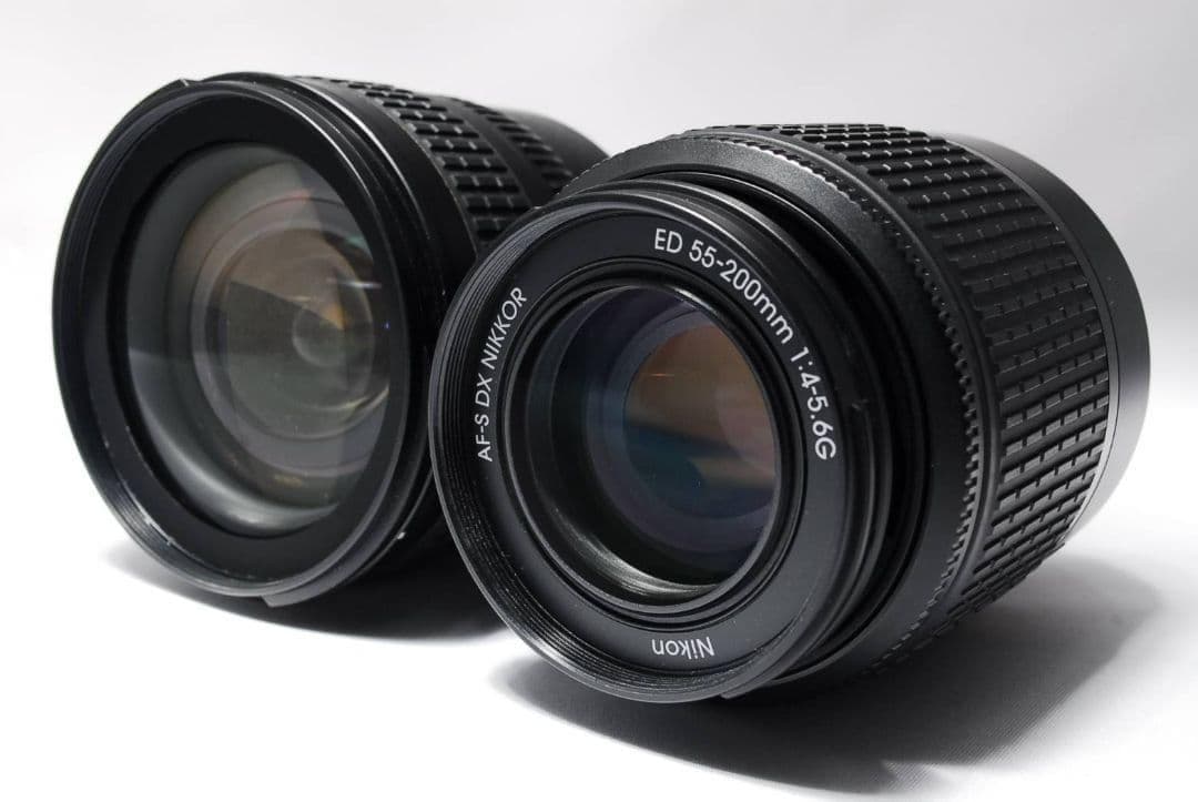 ♥名機CCDモデル♥Nikon D70s♥標準＋望遠Wレンズ♥遠近対応