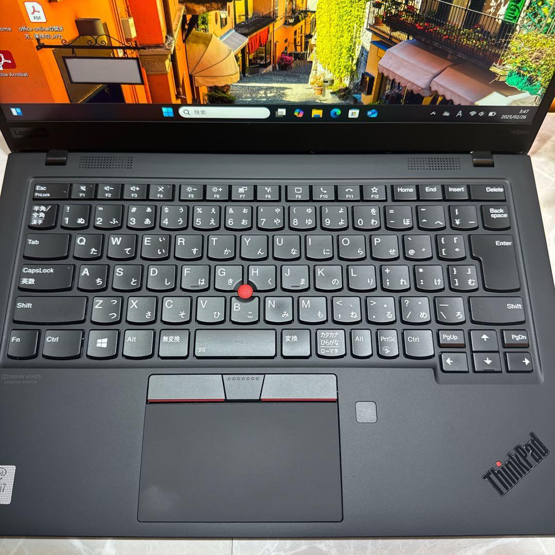 極美品・高性能‼️ThinkPadX1☘第10世代☘メモリ16GB☘ノートパソコン