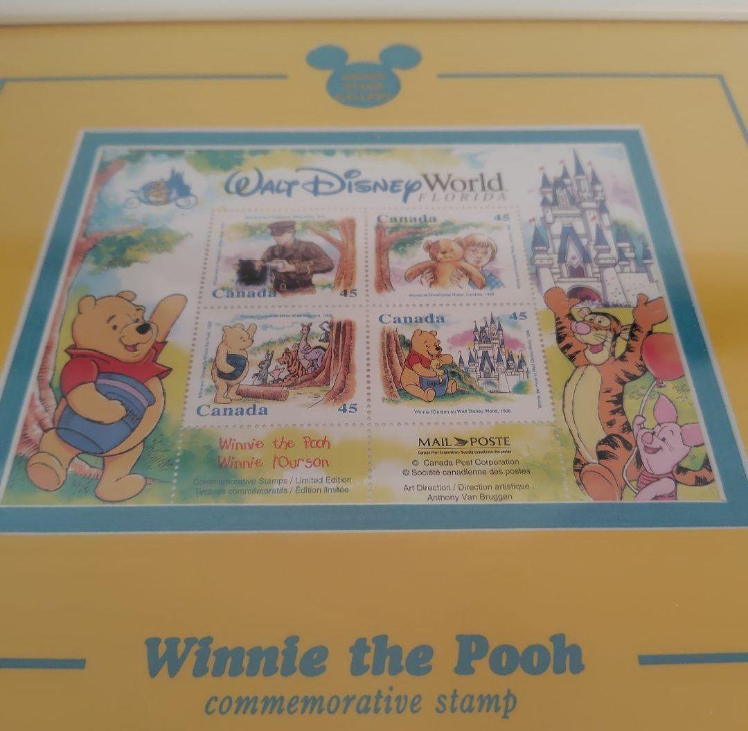 ディズニー　Disney　切手シート　プーさん