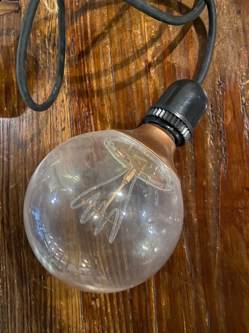 レトロ　球形フィラメントペンダントライト