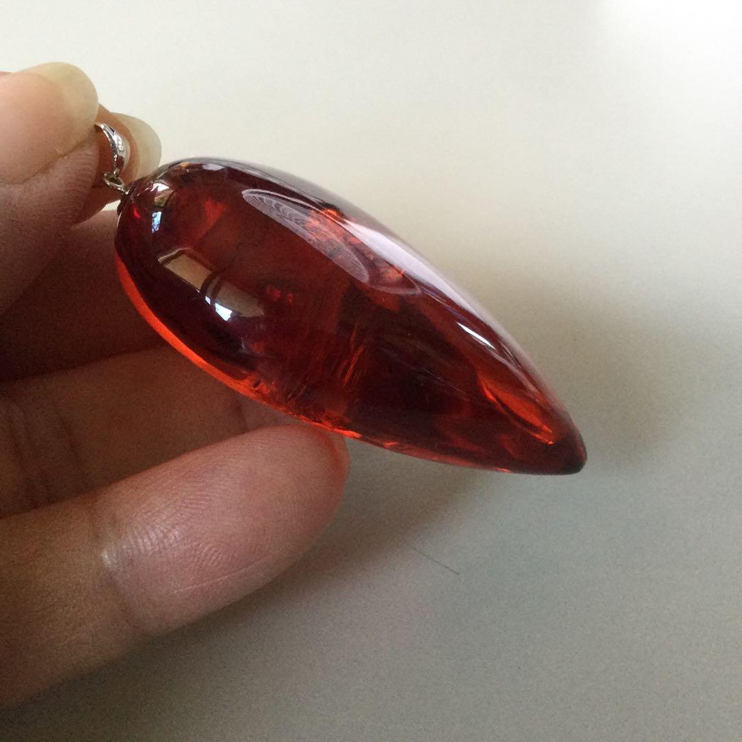 赤琥珀ペンダントトップ(16g)