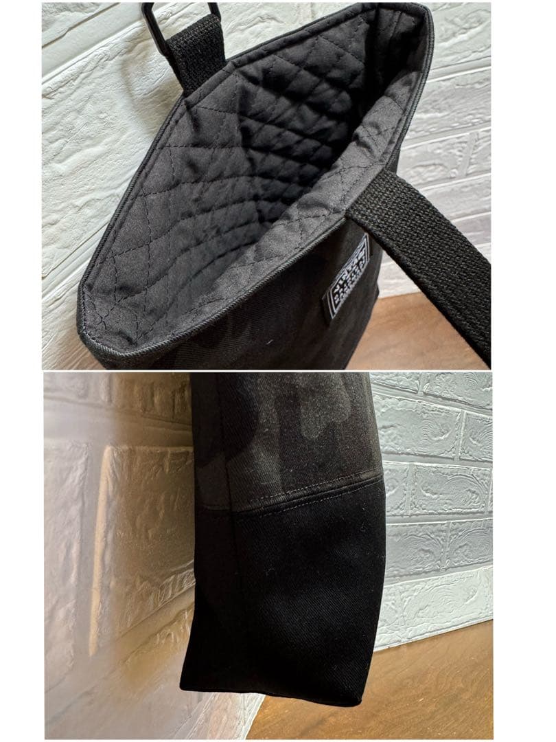 入園入学準備　基本セット　迷彩　ブラック　カモフラージュプリント