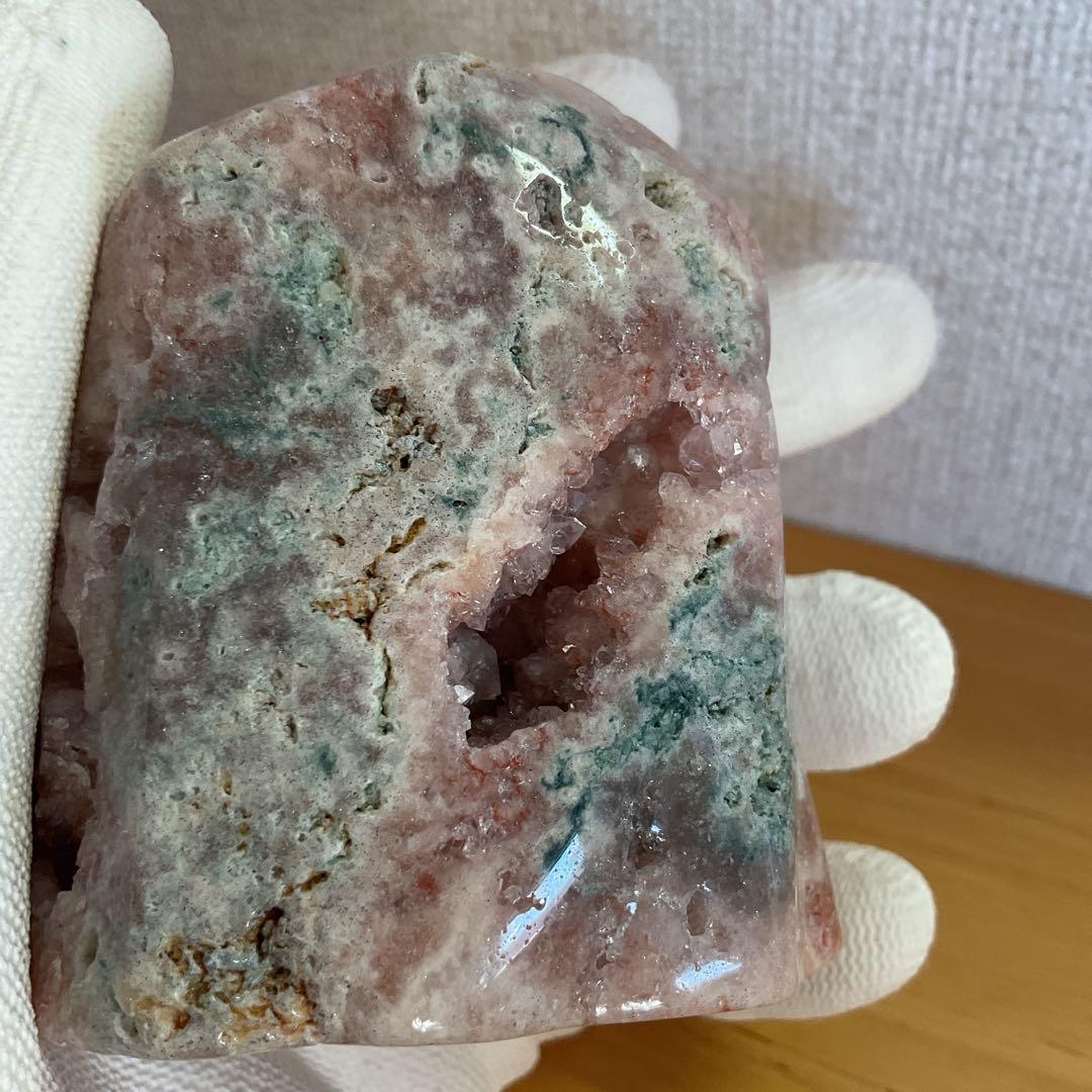 高品質希少ピンクアメジスト、ザクザクジオード、ドゥルージーとても綺麗383g